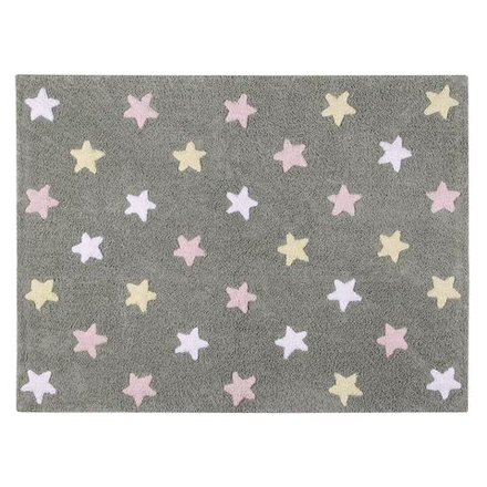 Ковер Lorena Canals Tricolor Stars Grey-Pink (120 x 160 см)