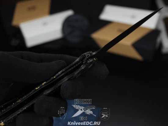 Нож складной CIVIVI Praxis C803J сталь клинка 9Cr18MoV, рукоять Carbon