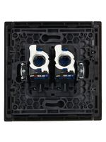 FORTE&PIANO Розетка компьютерная двойная RJ45 кат.6 FP134 черный IEK