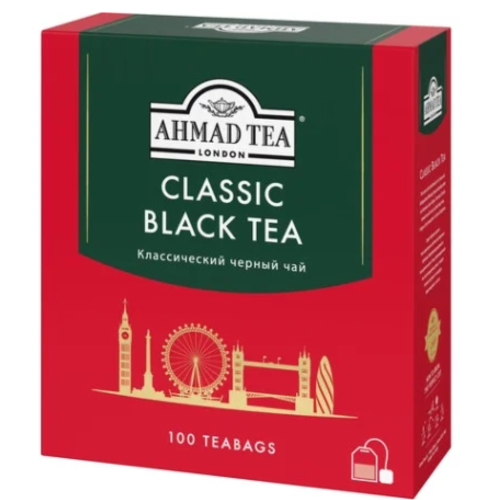 Чай черный Ahmad Tea 100 пакетиков