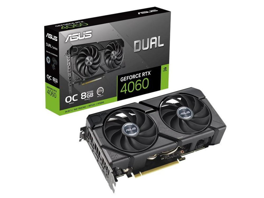 Видеокарта Asus Nvidia GeForce RTX 4060 DUAL EVO [90YV0JC7-M0NA00]