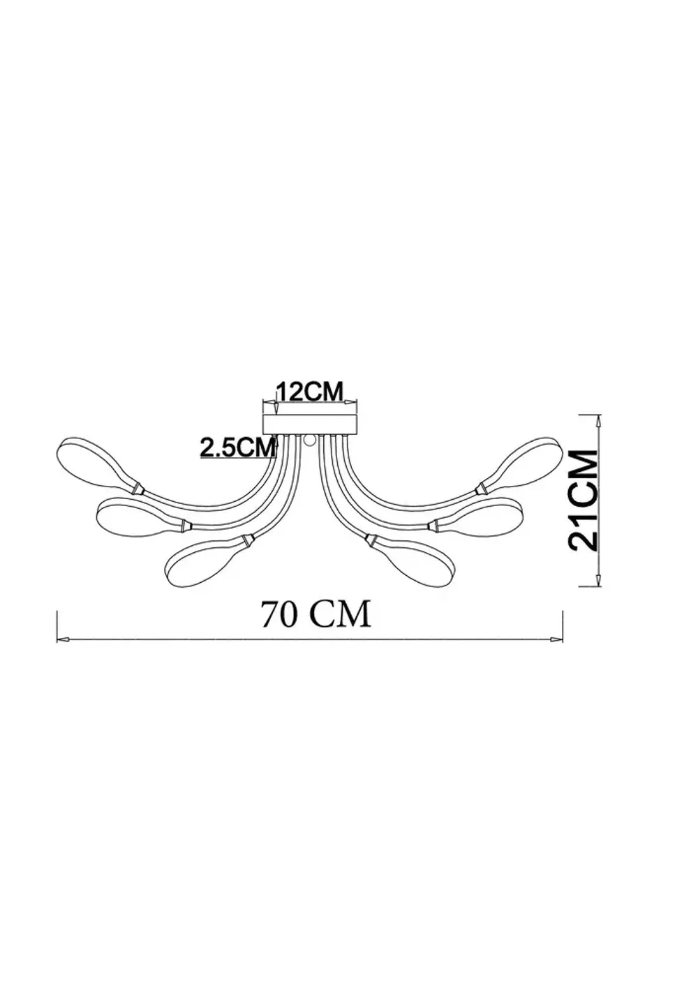 Потолочная люстра Arte lamp
