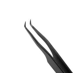 Пинцет для наращивания ресниц Lovely NanoFiber, серия Grace Elegante Black, тип Г 5 мм