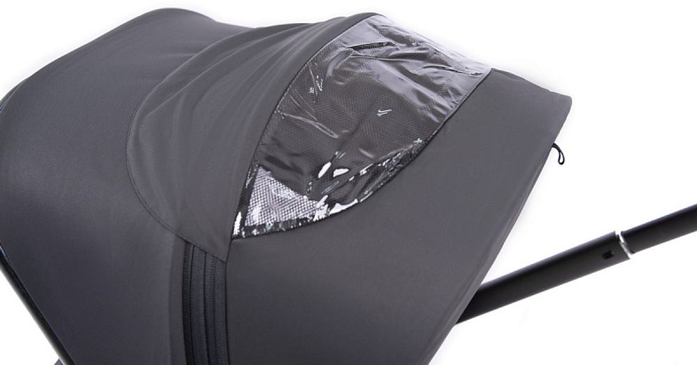 Детская коляска Peppy Monaco 2 в 1 Antrazit (графитовый), рама серая