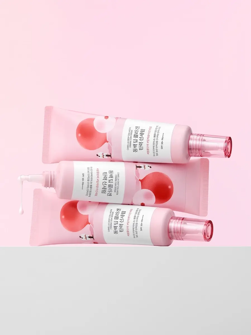 Round Lab Солнцезащитная сыворотка с экстрактом камелии и коллагеном SPF50 Camellia Deep Collagen Firming Sun Serum 50 мл