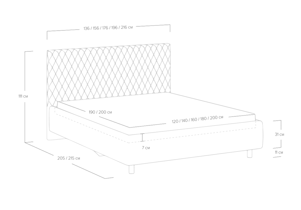 Кровать Stella (120x200)