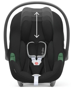 Коляска Cybex Balios S Lux TPE complete Aton B2 Volcano Black 3 в 1 Seashell Beige с дождевиками