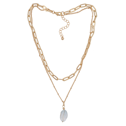 Колье Fiore Luna Crystal Drop LN5122 BW/RG