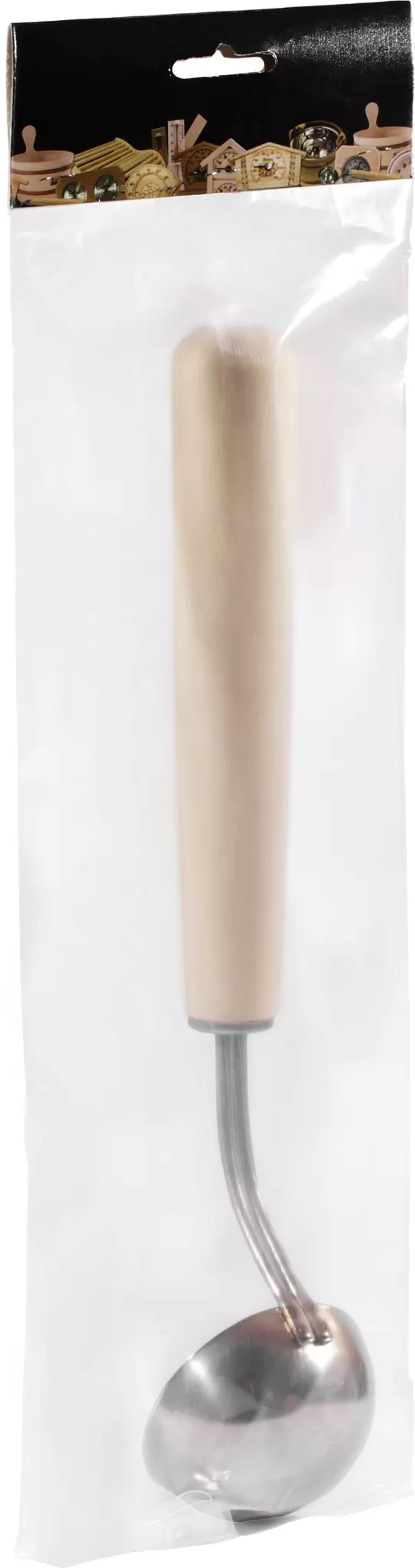 SAWO Черпак из нерж. с дерев. ручкой, 441-МA (D85) 118 ml