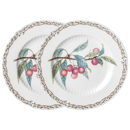 НАБОР ТАРЕЛОК ЗАКУСОЧНЫХ LEFARD "FRUIT GARDEN" 2 ШТ. 20,5 СМ (КОР=24НАБ.)