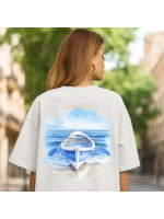 Термонаклейка на одежду, термопринт Лодка