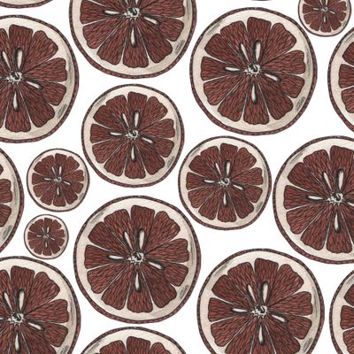 Апельсины в разрезе