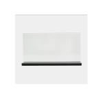 Табличка информационная Deli 10x20см настольная прямоугольная прозрачный 50867