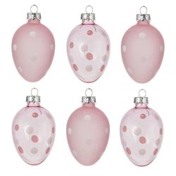 GAEM Набор из 6-ти изделий декоративных подвесных "Яйцо" (4*6,5), L14 W14 H4,5 см