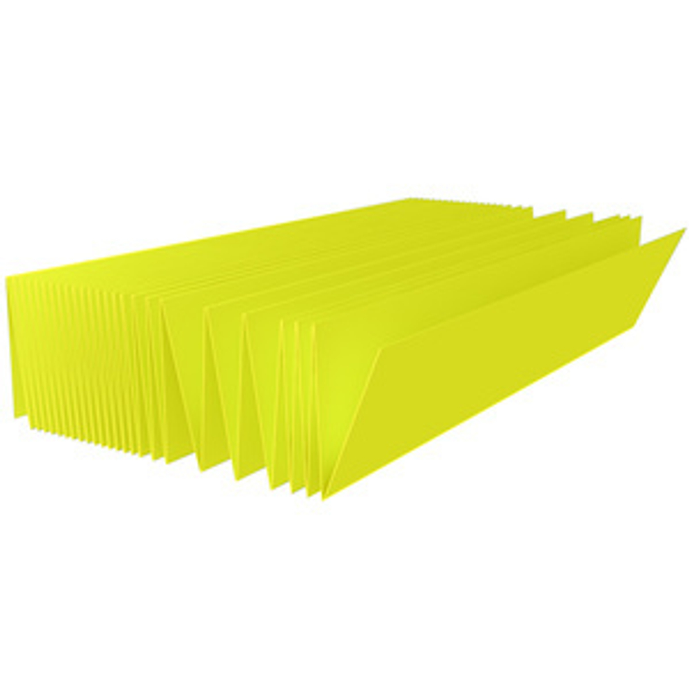 Подложка-гармошка для ламината Aberhof жёлтая 1050x500x2мм