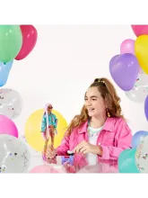 Кукла Барби Экстра с розовыми косичками GXF09