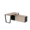 Стол на опорной тумбе на V-каркасе левый PREGO OFFICE 1200*1600/800*750 ПОСОТ-12.8ВП