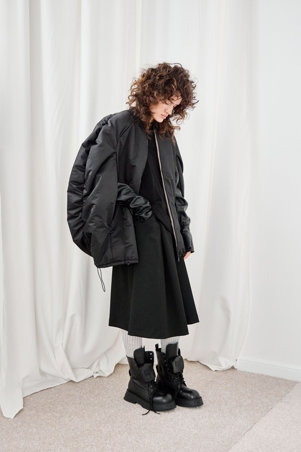 Бомбер-кейп двусторонний