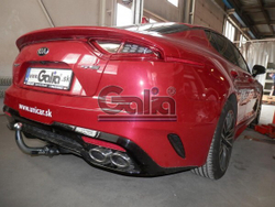 Фаркоп оцинкованный Galia K045C для Kia Stinger 2017-(паспорт и сертификат в комплекте)(без электрики)