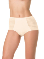 Высокие трусики-слипы с полосками по бокам (Размер: XL) (Цвет: черный)