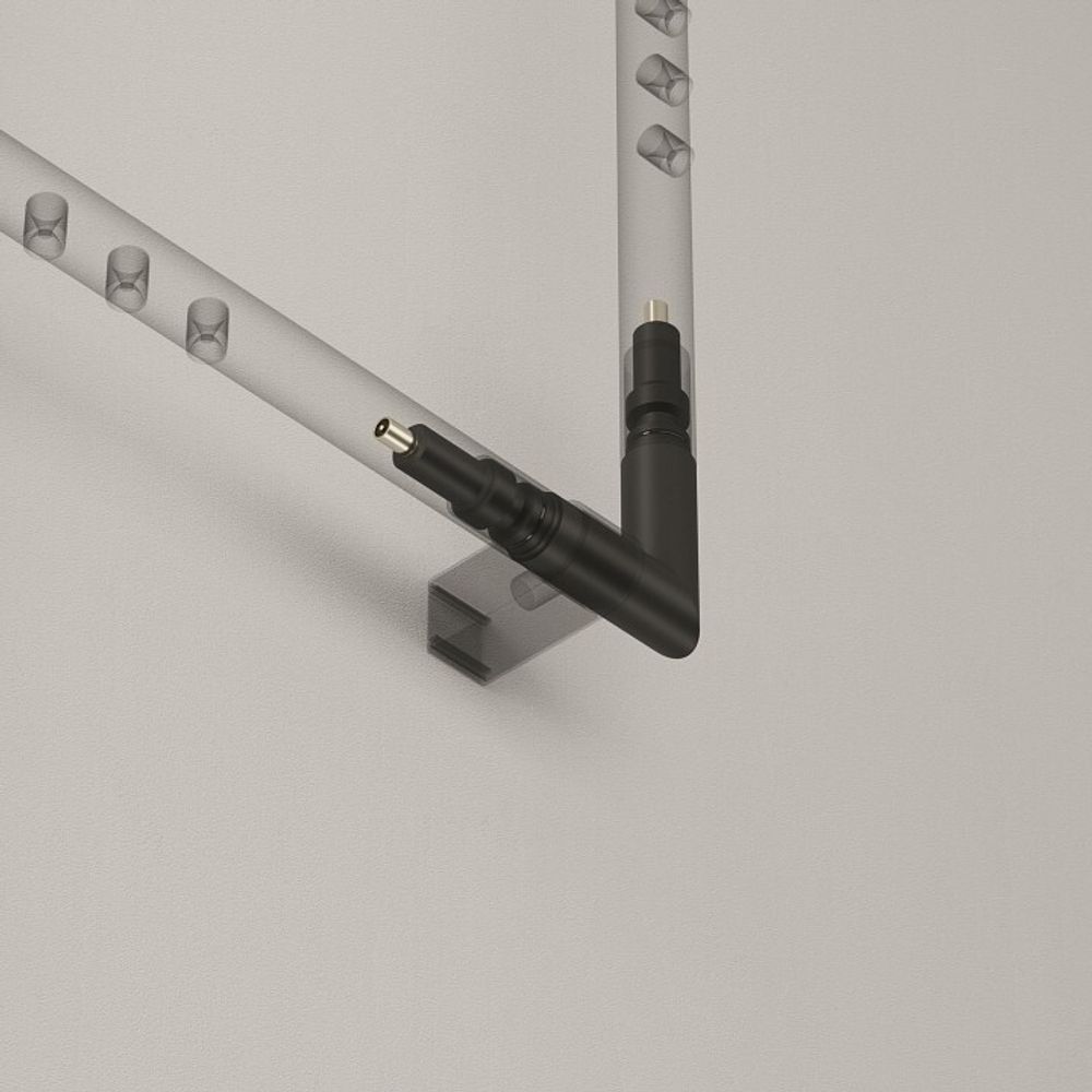 Соединитель угловой L-образный для модульных светильников Maytoni Accessories for system Axity CA006EC-B