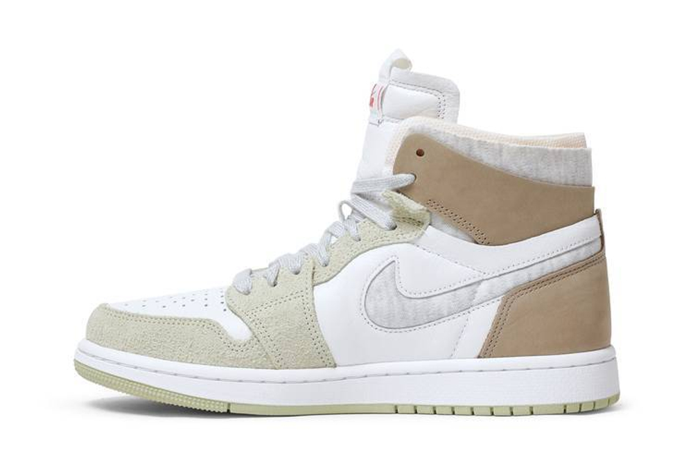 Кроссовки Jordan Air Jordan 1 High Zoom Air Cmft "Olive Aura" (Женская размерная сетка)