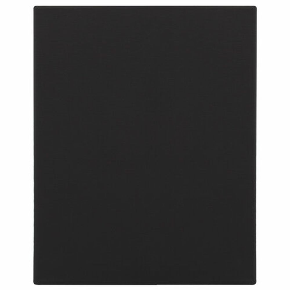 Холст на подрамнике черный BRAUBERG ART CLASSIC, 40х50см, 380 г/м, хлопок, мелкое зерно, 191651