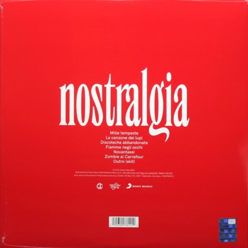 Coma Cose / Nostralgia (Coloured Vinyl)(LP)