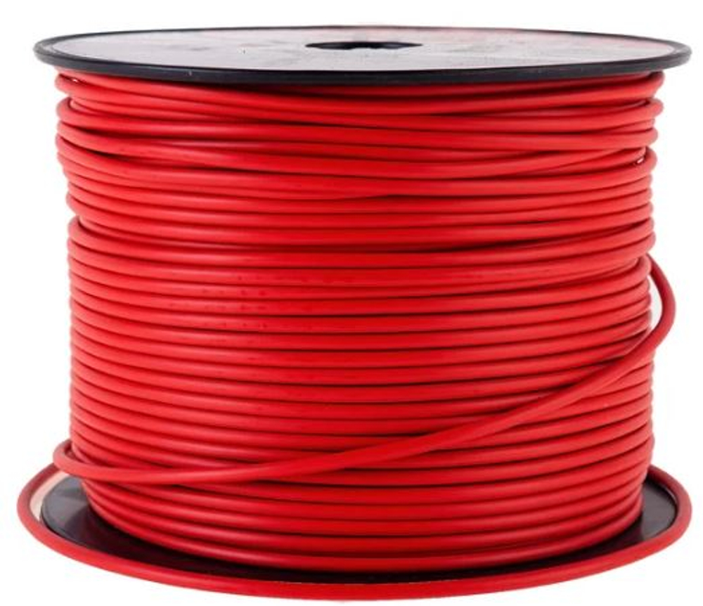 Провод одинарный 1х1,50мм красный , 100м REXANT а016534