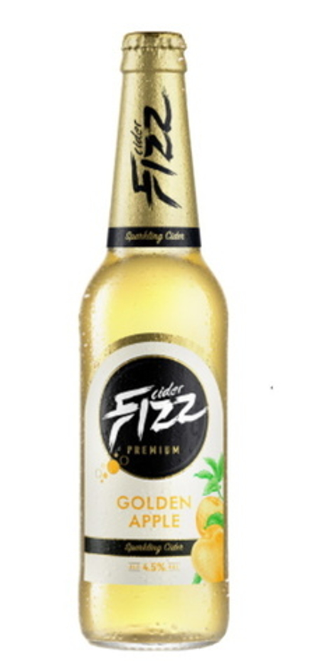 Сидр "FIZZ GOLDEN APPLE" 0,5л. стекло Лидское пиво