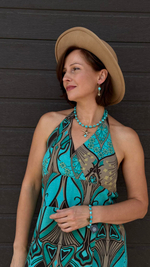 Браслет из говлита с морской звездой, оттенок золото