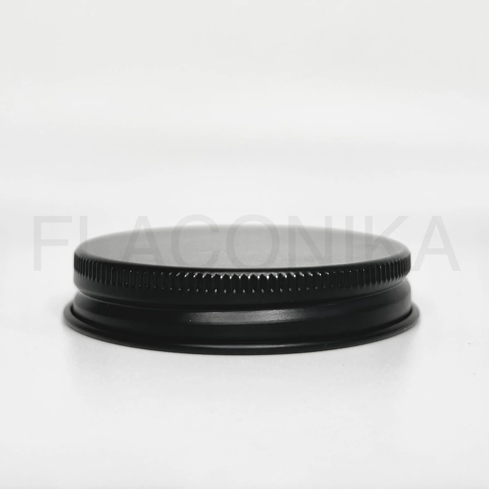 Комплект: Банка стекло 100 мл коричневая с черной алюминиевой крышкой