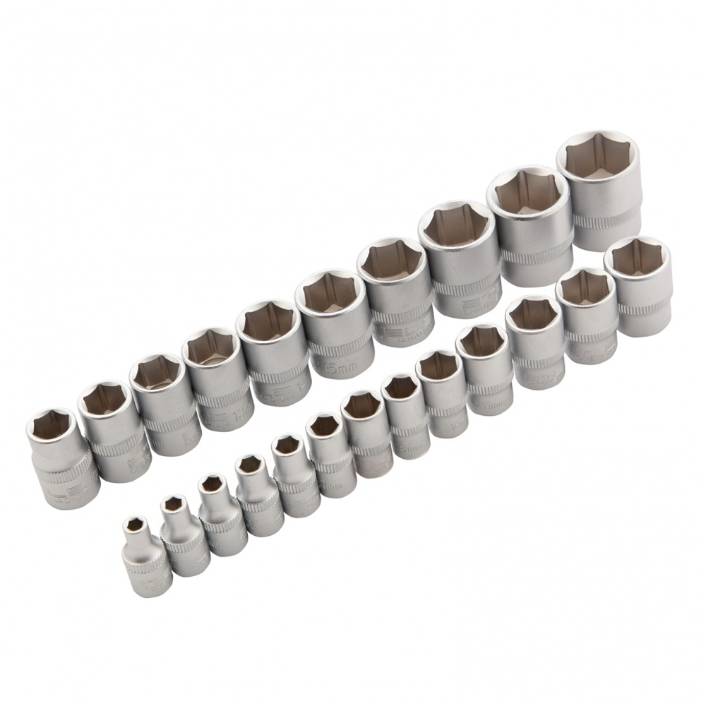 Набор инструментов, 1/4", 3/8", 1/2", Cr-V, S2, усиленный кейс, 216 предметов Stels