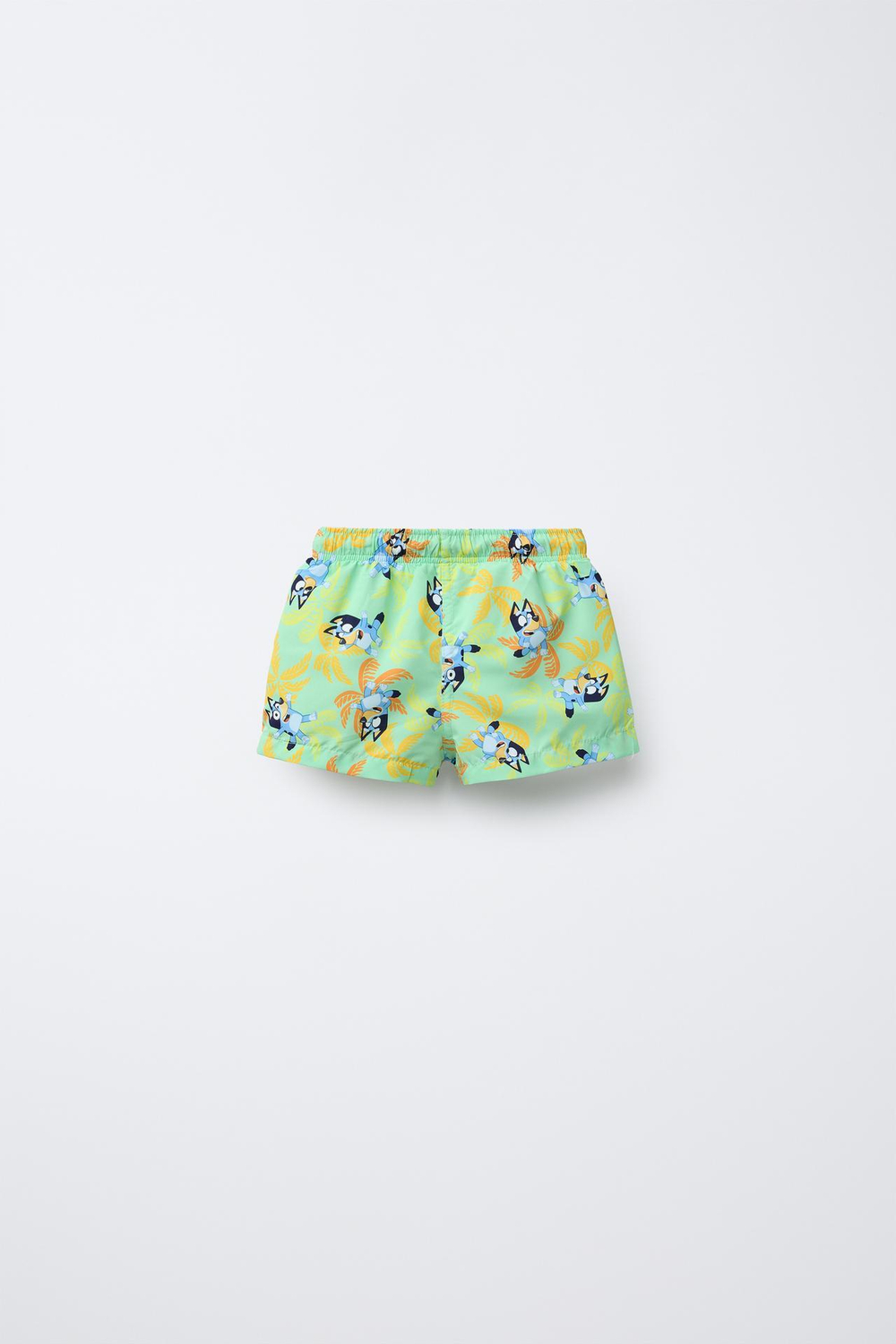 ZARA ПЛАВКИ С ПРИНТОМ BLUEY © LUDO STUDIO, ЗЕЛЕНЫЙ