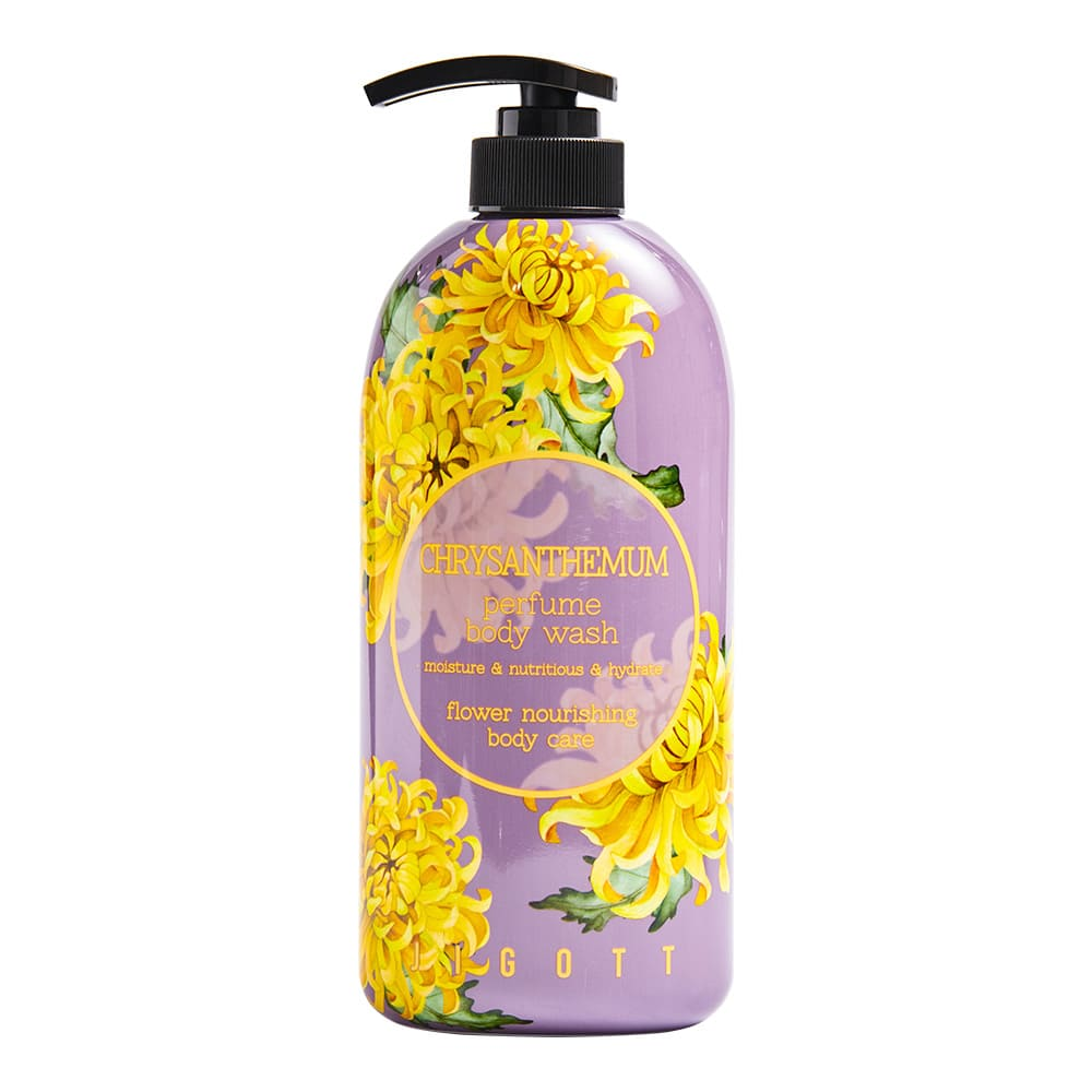 [JIGOTT] CHRYSANTHEMUM PERFUME BODY WASH - Гель для душа ПАРФЮМИРОВАННЫЙ/ХРИЗАНТЕМА, 750 мл