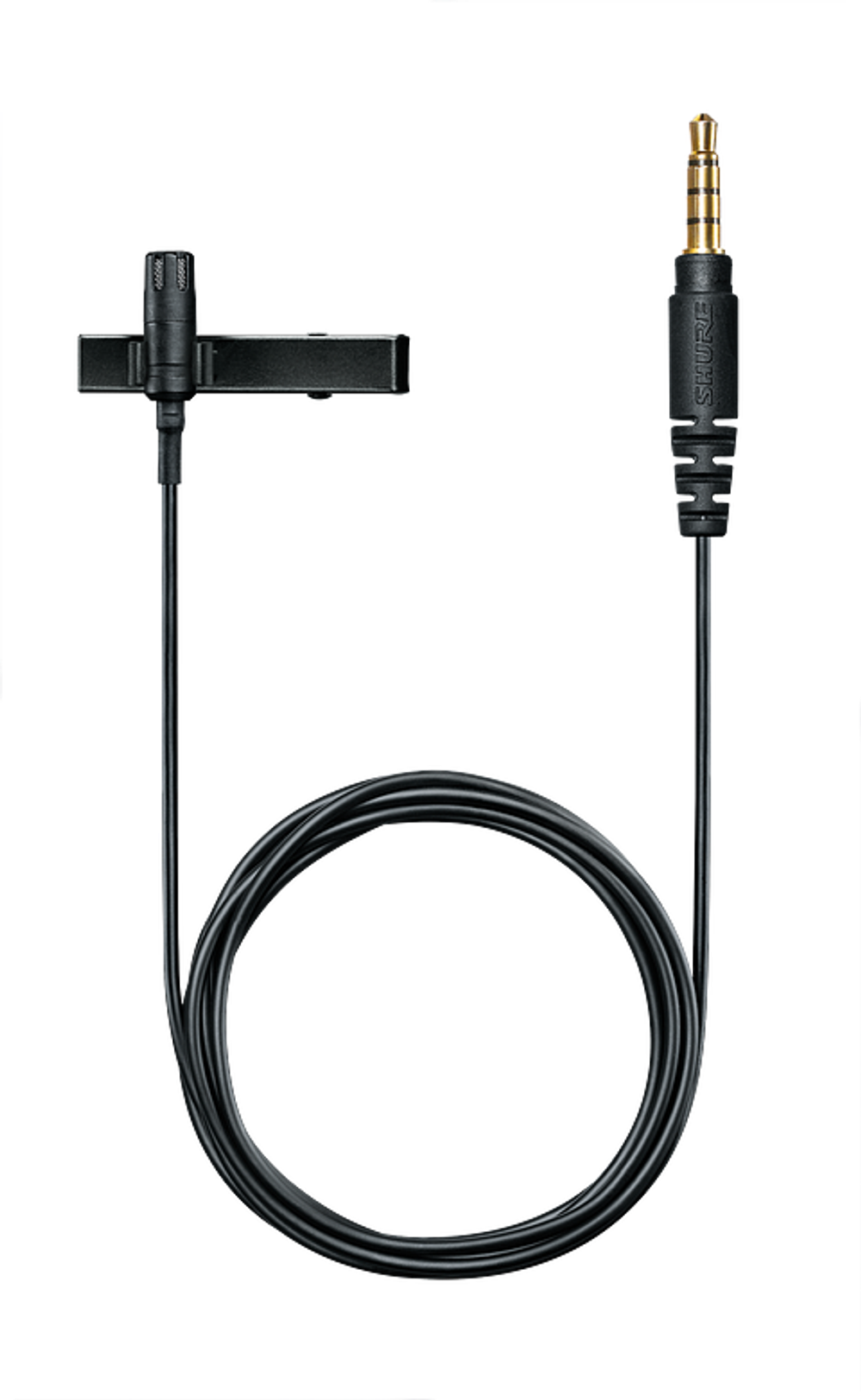 SHURE MOTIV MVL Конденсаторный петличный микрофон с разъёмом 3.5" для записи на мобильный телефон или планшетный компьютер.