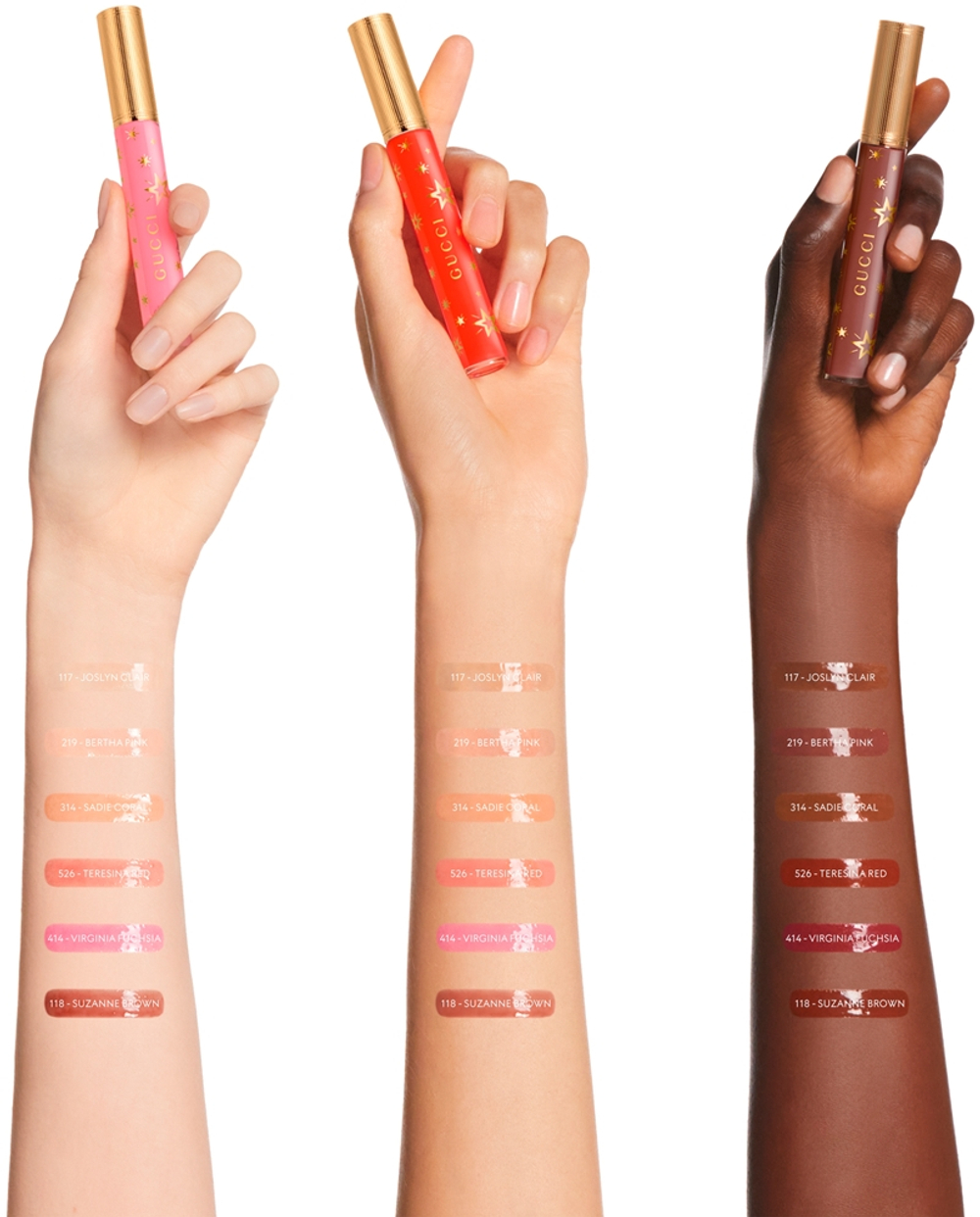 Gucci Gucci Beauty Gloss a Levres - Блеск для губ, придающий объем оттенок 414 Virginia Fuchsia, 6 ml