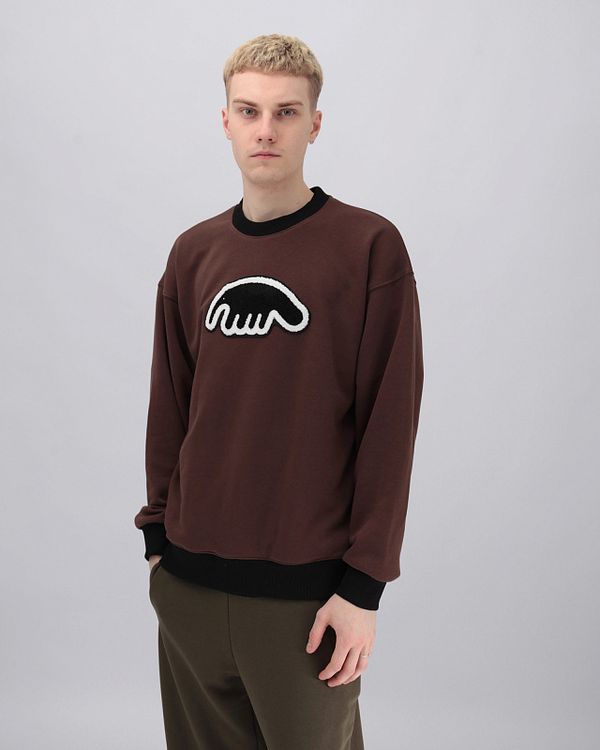 Толстовка Crewneck Biglogo Brown - фото 2
