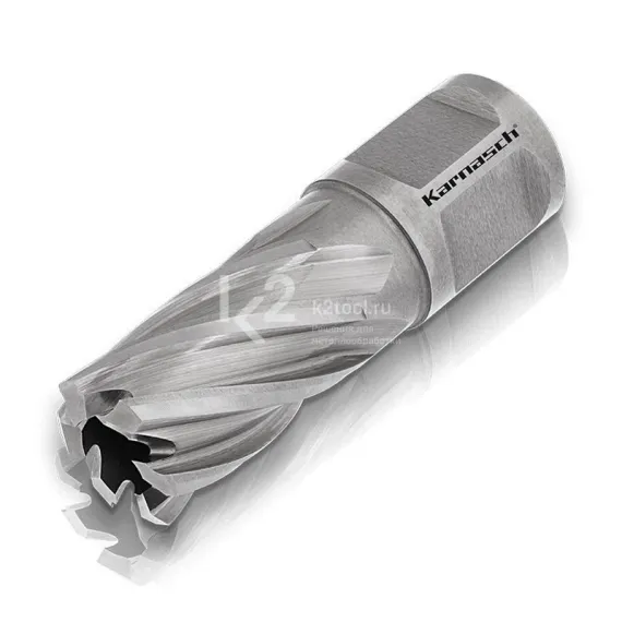 Корончатое сверло Karnasch 12х50 мм, SILVER-LINE, Weldon 19, арт. 20.1265-012