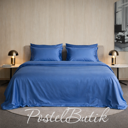 Комплект постельного белья Mollen васильково-синий