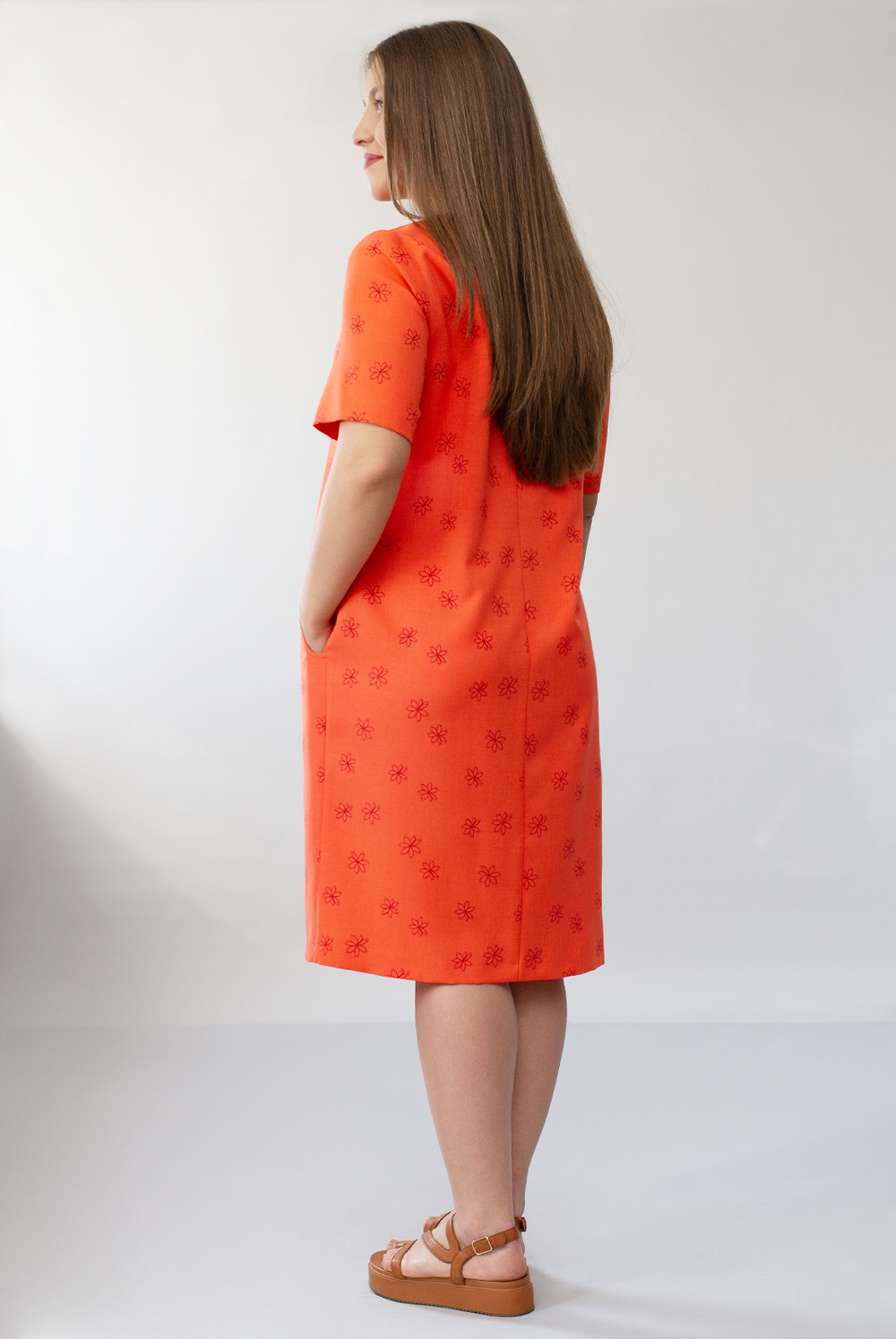 Платье женское 1612опа, Цветы #259Цва051612опа