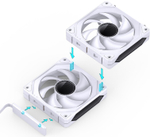 Вентилятор для корпуса JONSBO ZL-120W(3 in 1)
