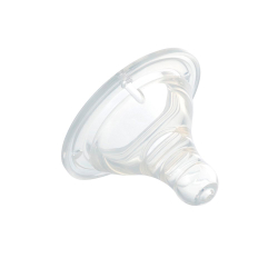 Соска силиконовая классической формы для бутылочки с широким горлом с Х-образным отверстием для густой пищи ПОМА 1 шт. с 6 месяцев