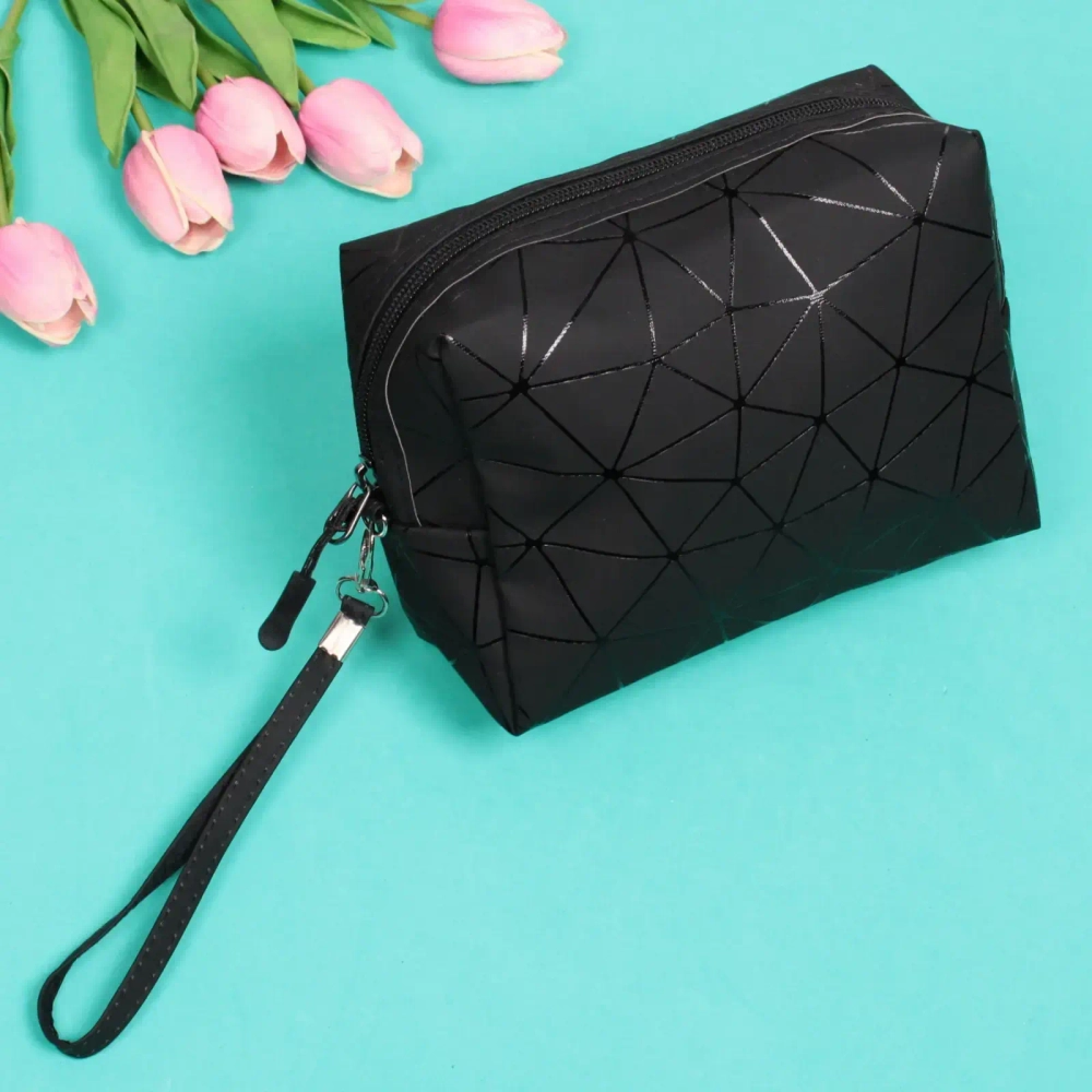 Косметичка прямоугольная «Women secret», цвет черный, 18*13*8см