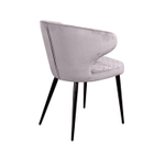 Стул Richard ромб, бархат светло-серый 26