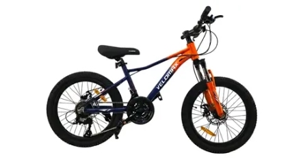 Велосипед Velomax 20" 24ск. (Ал.рама, L-Twoo A3, блок.вилки, Диск.торм, Пром.под.)V-1-20-1 синий