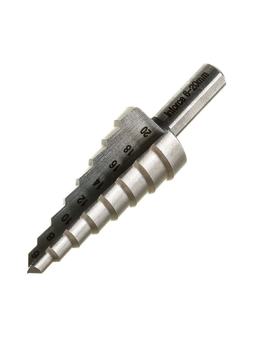 Сверло ступенчатое (6-20 мм; M42) Inforce 11-01-491