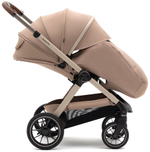 Коляска Agex Prima Pro 3 в 1 с автокреслом i-Safe S Black APP232 Beige (Бежевый)