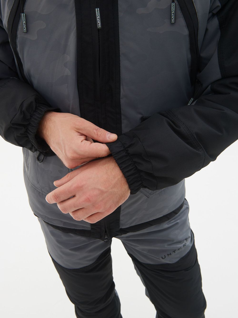 Костюм зимний Горка-Люкс ткань Breathable Camo цвет Серый