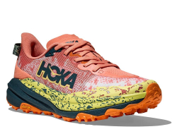 Кроссовки для бега женские Hoka Speedgoat 6 W Оранжево-Лайм